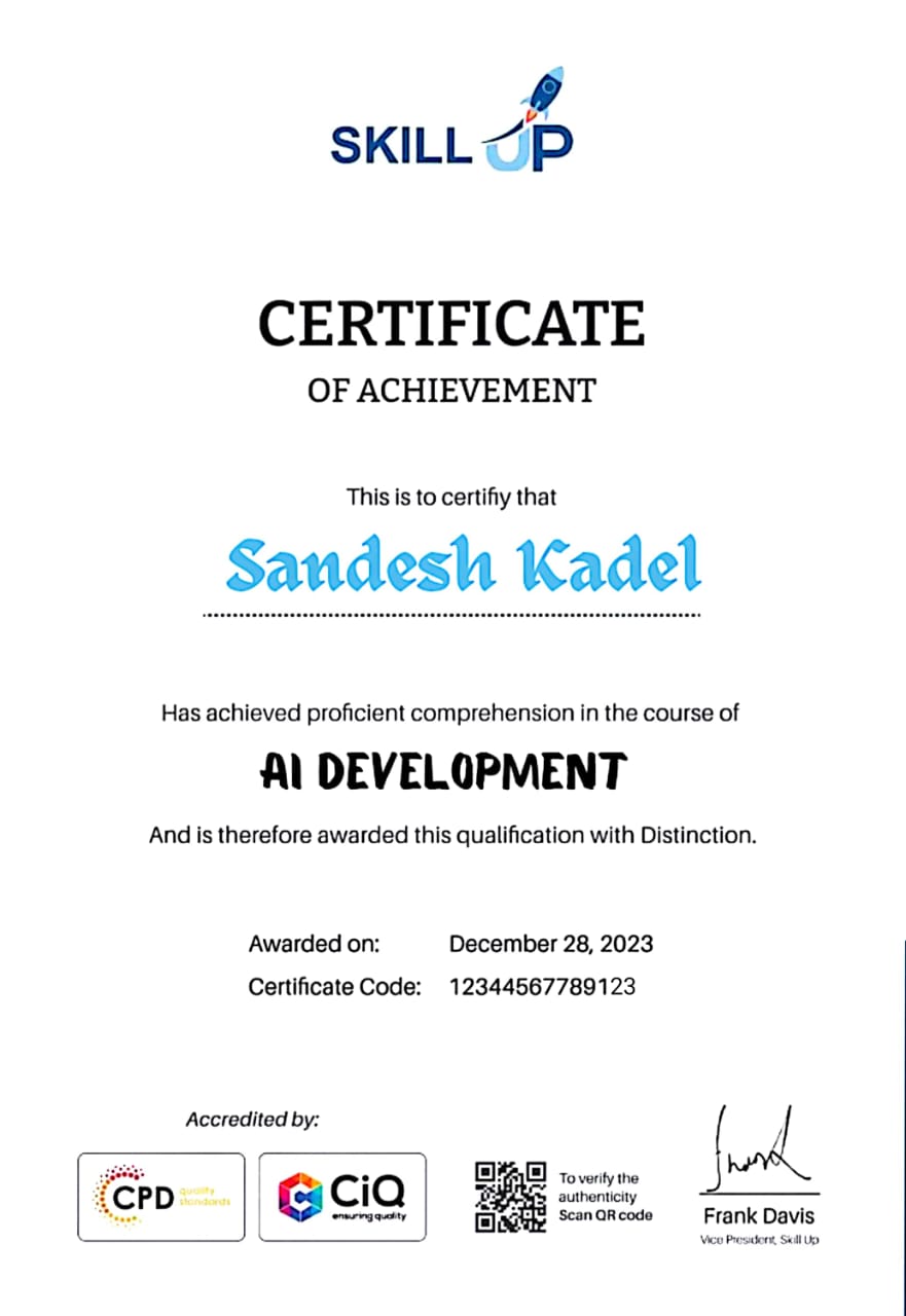 Certificate 2